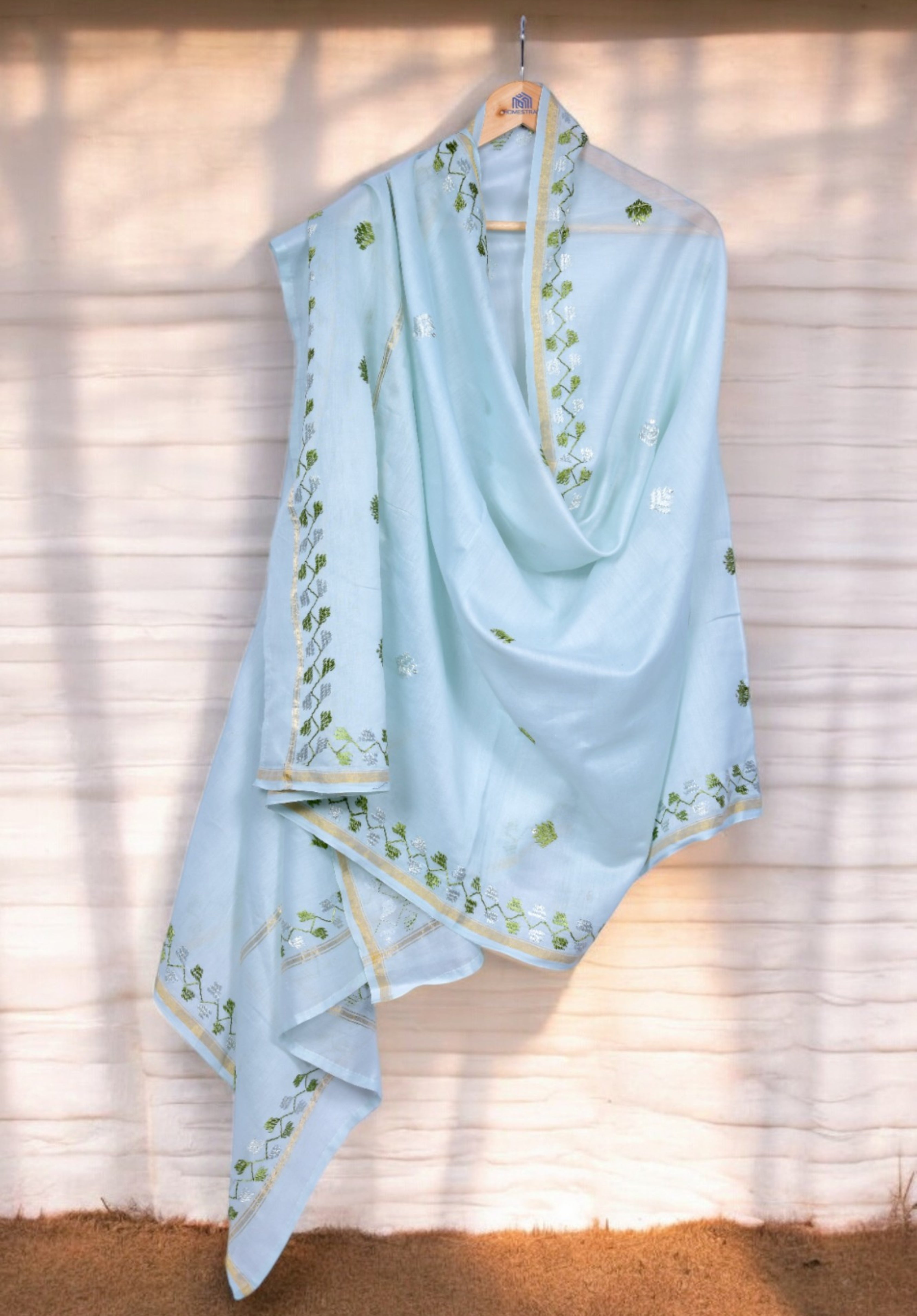 Handcrafted Phulkari dupatta from Punjab