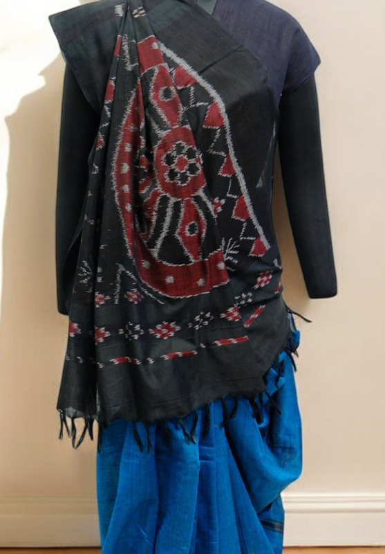 Sambalpuri Weaving Saree in Cotton Linen