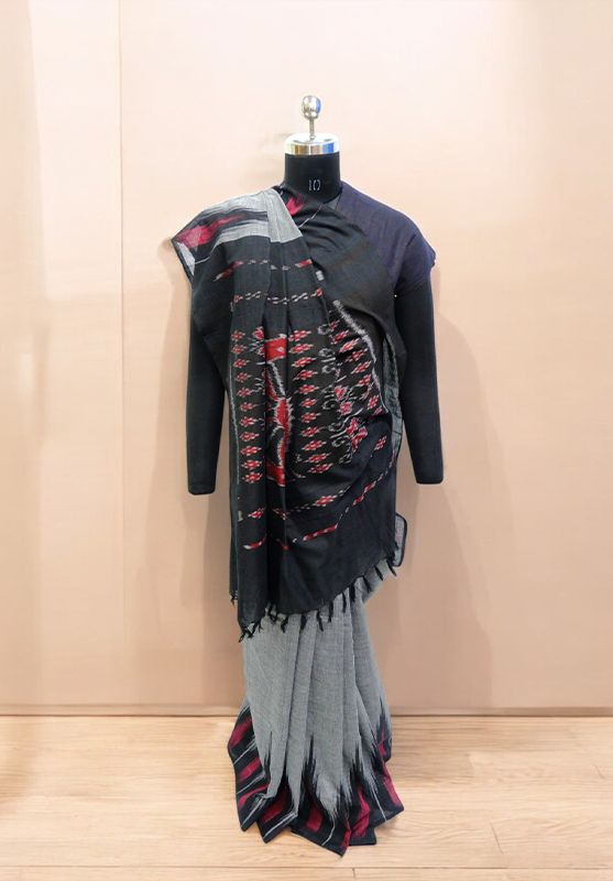 Sambalpuri Weaving Saree in Cotton Linen