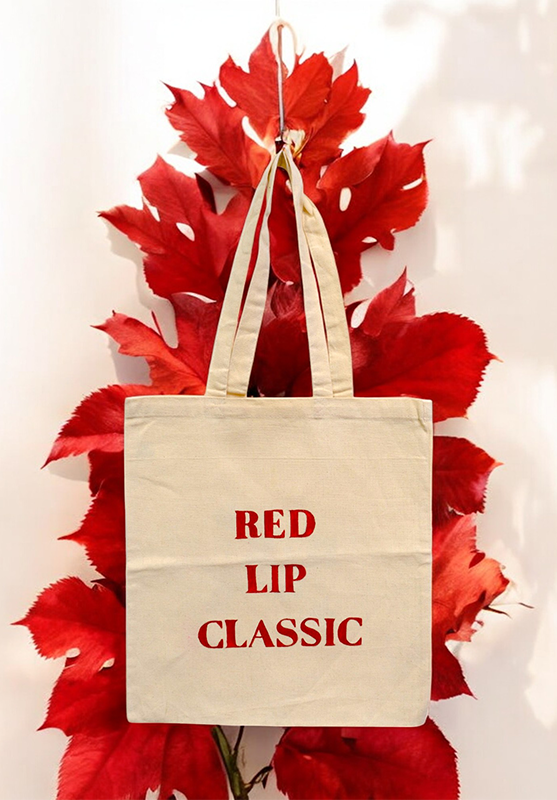 Free hand painted canvas tote bag