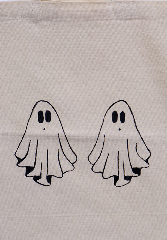 Eco-friendly artisan painted tote