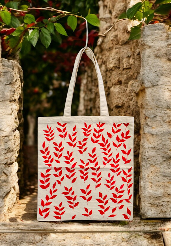 Free Hand Painted Tote Bag