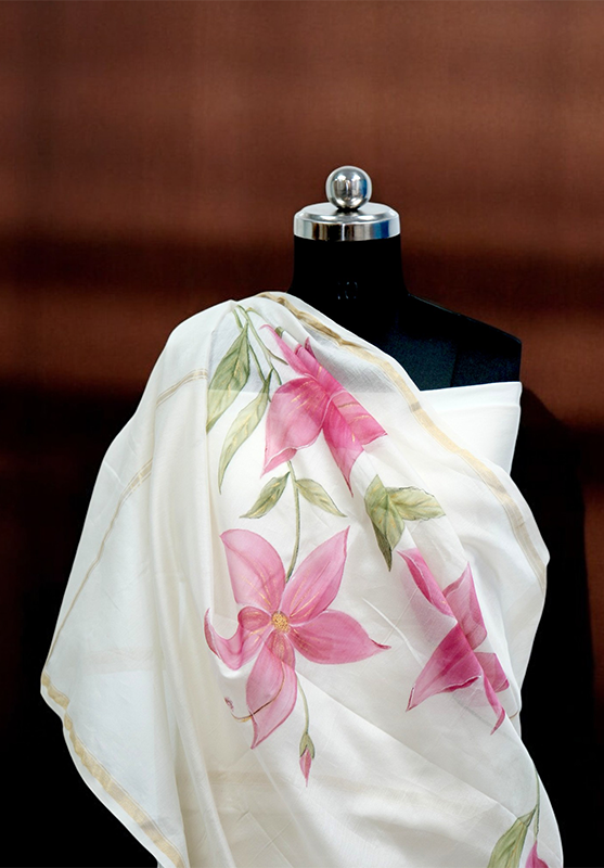 Traditional handcrafted dupatta style