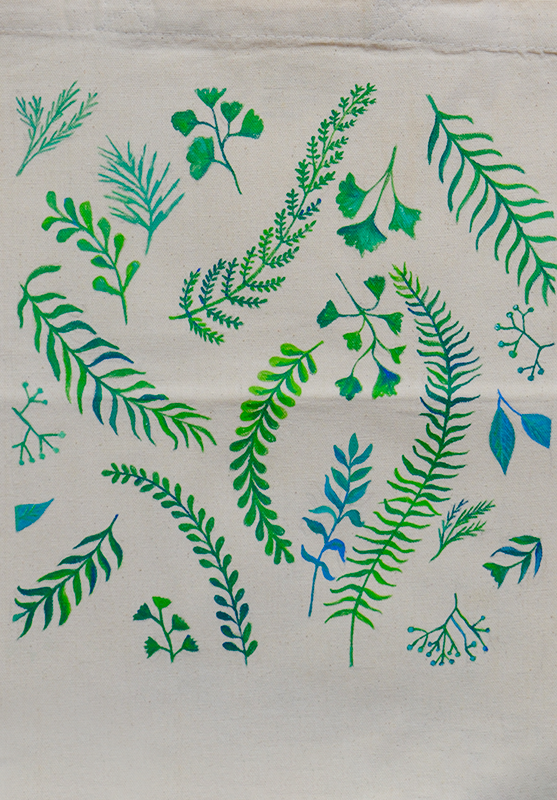 Eco-friendly canvas tote with unique design