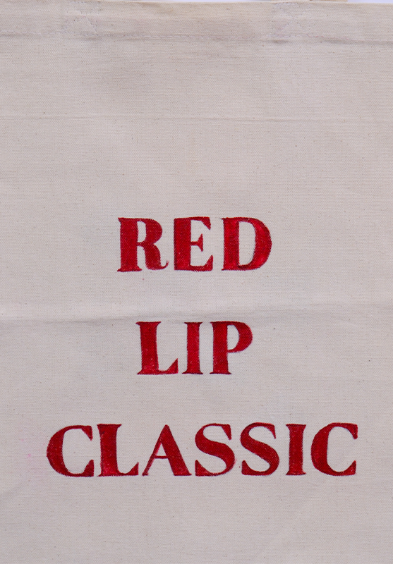 Eco-friendly tote with artistic hand-painted design