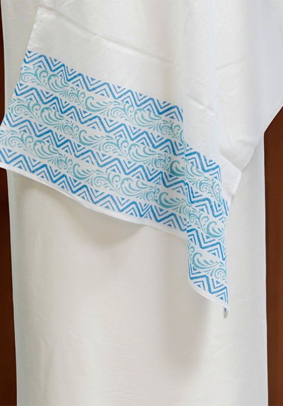 Hand Block Stole in Mulmul Cotton