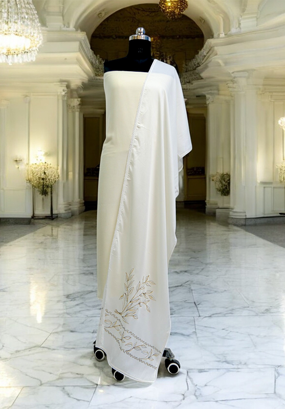 Artisan-crafted stole with unique artwork