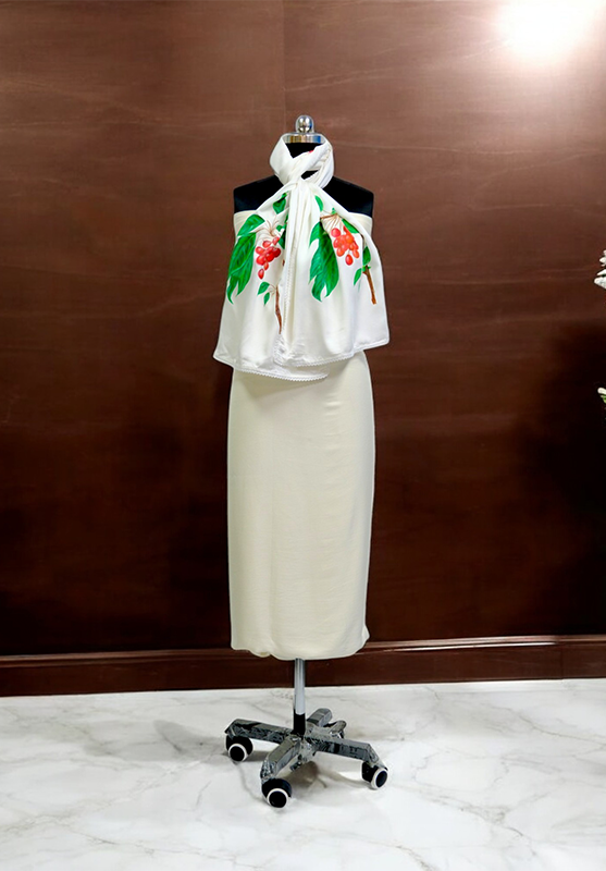 Lightweight artistic stole