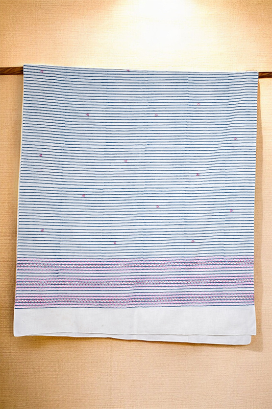 Block Print Dupatta in Hand Spun Cotton