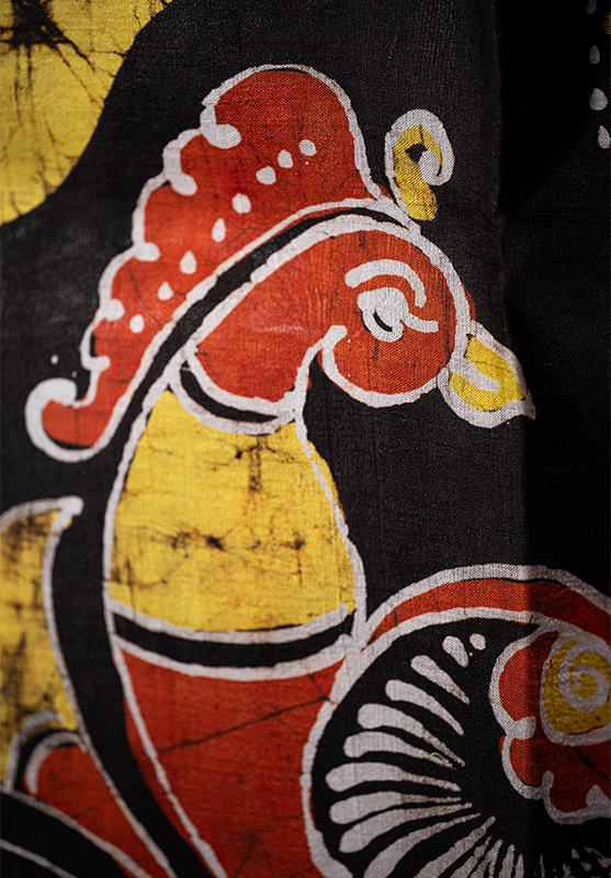 Batik Saree in Mulberry Silk