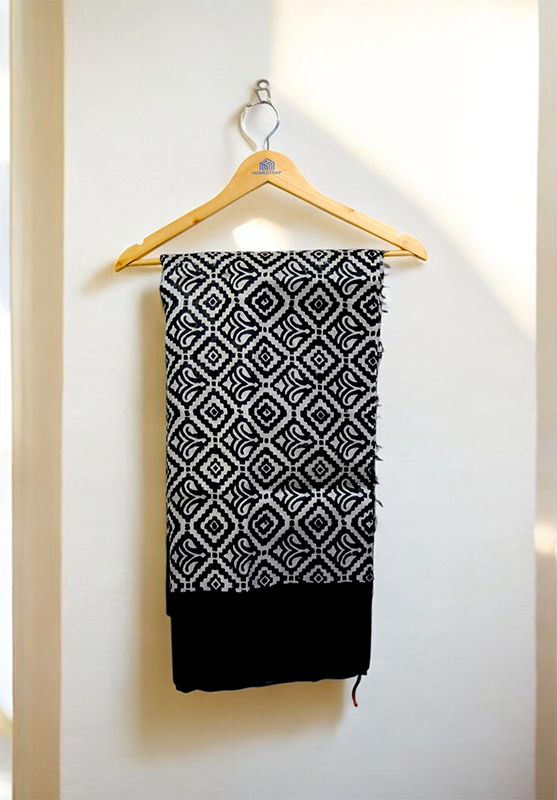 Hand made Batik Saree in Mulberry Silk