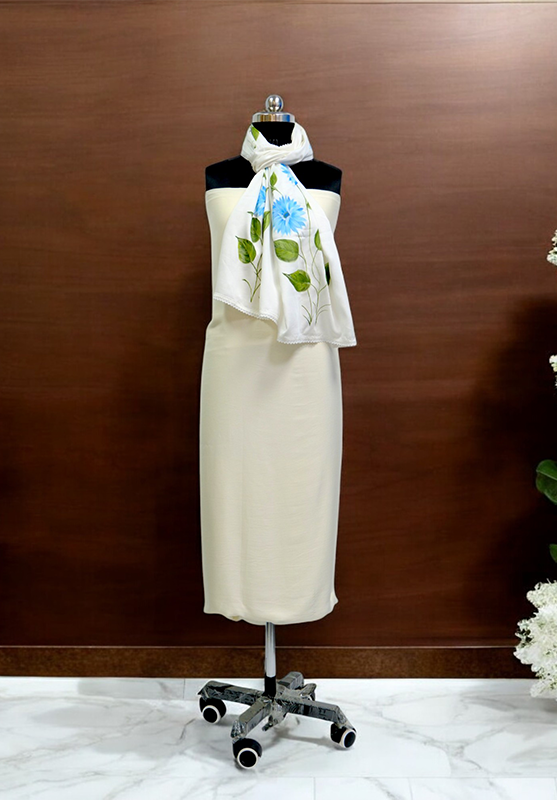 Unique hand-painted wrap