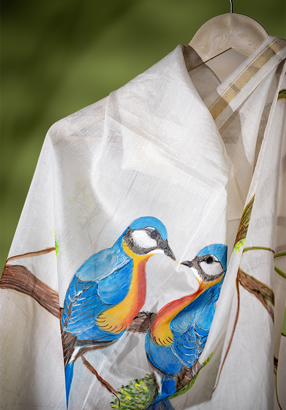 Traditional handcrafted dupatta style