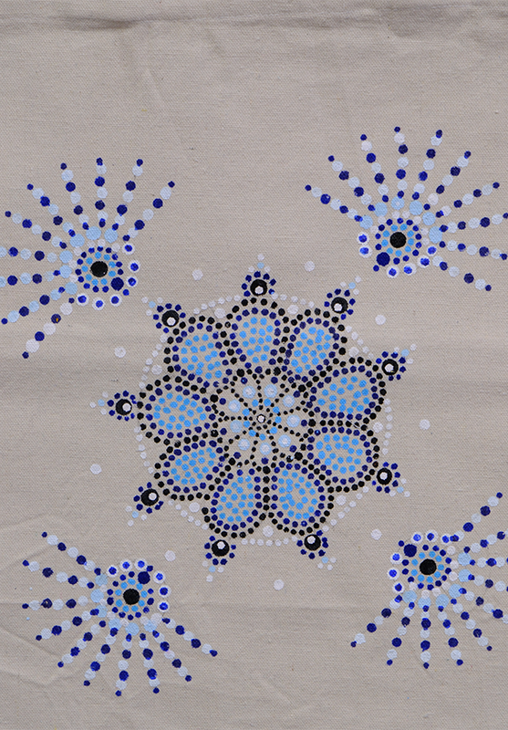 Eco-friendly mandala art tote