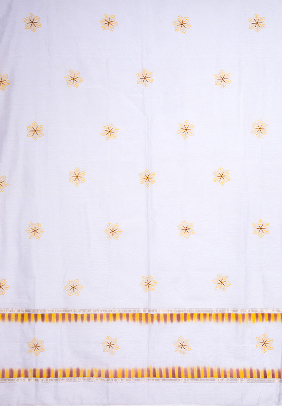 Block Print Dupatta in Chanderi